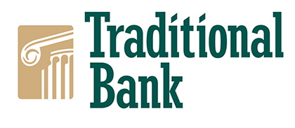 Traditional Bank logo TBlogo2stackCLR